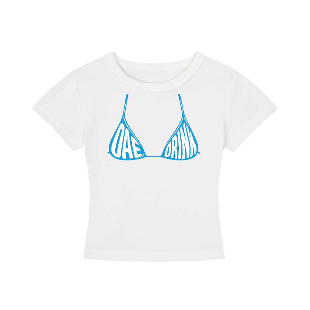 TINI KINI FITTED TEE in BLUE
