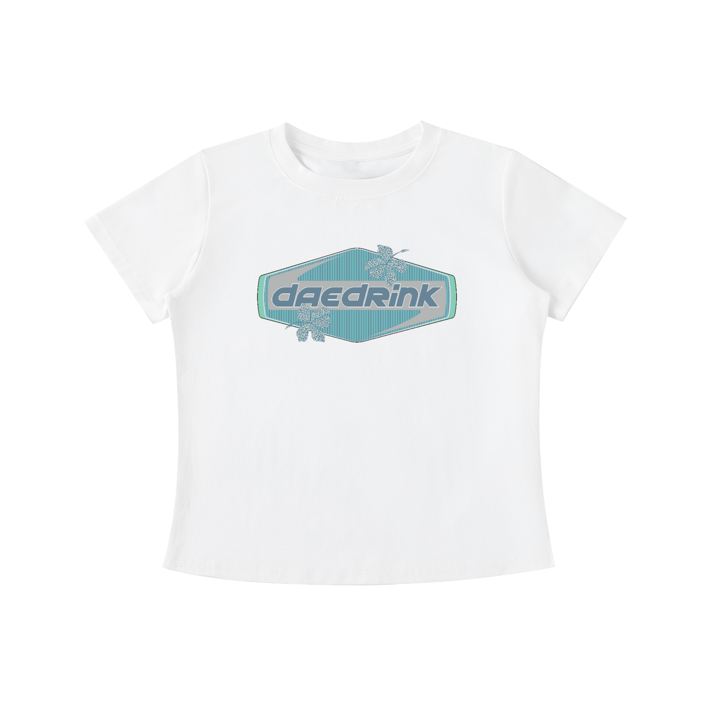 ISLAND TIME FITTED TEE in BLUE