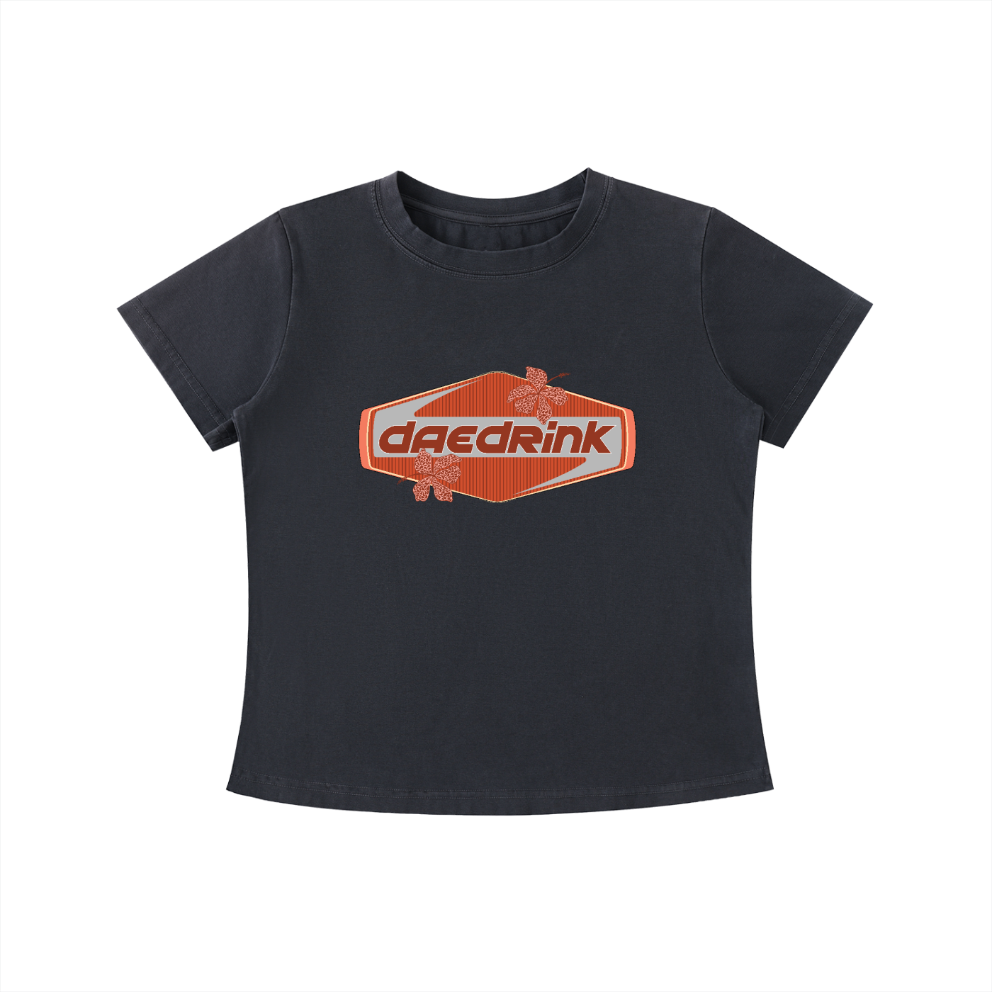 ISLAND TIME FITTED TEE in ORANGE