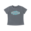 ISLAND TIME FITTED TEE in BLUE