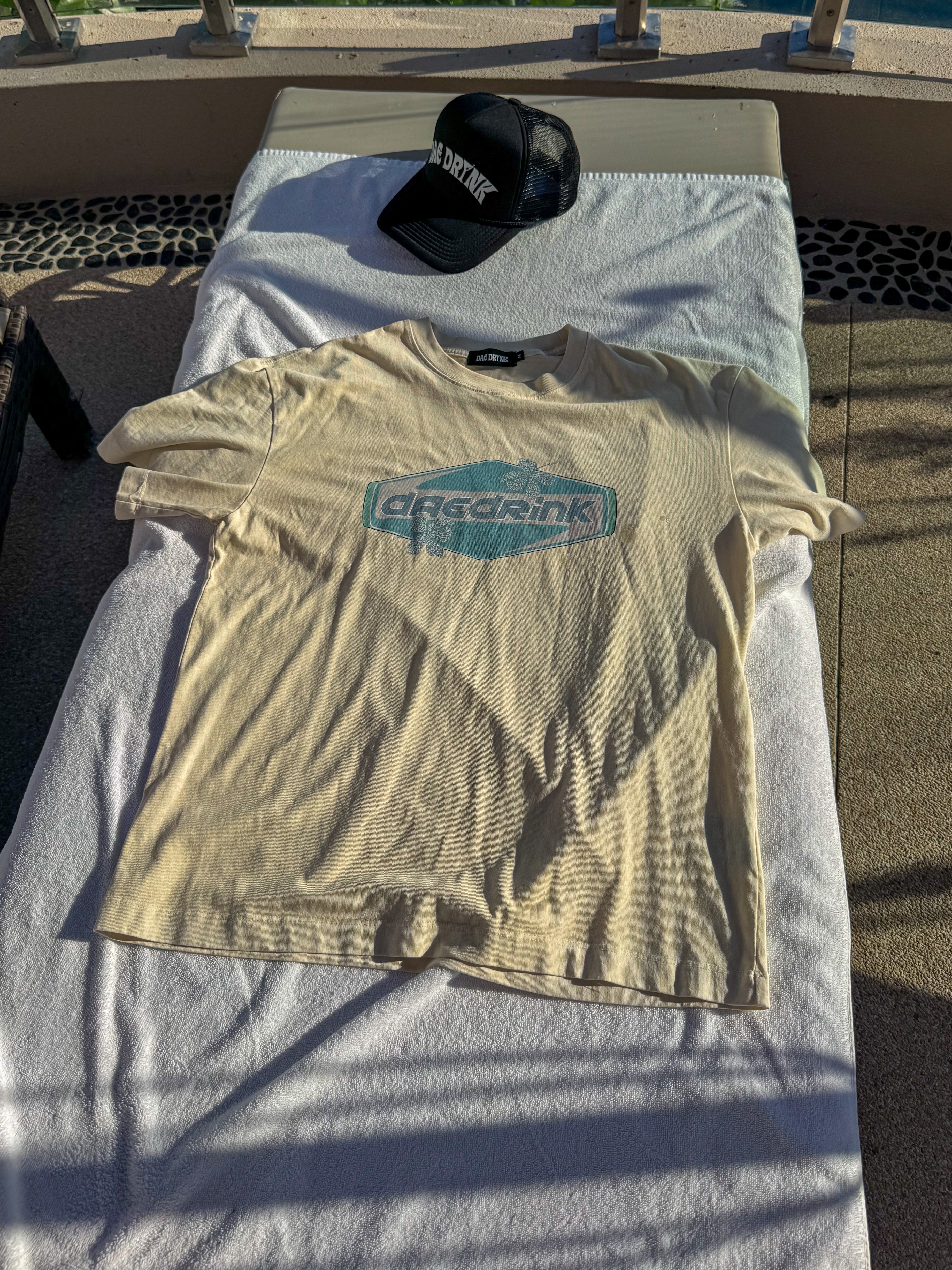 ISLAND TIME  BOXY TEE in BLUE