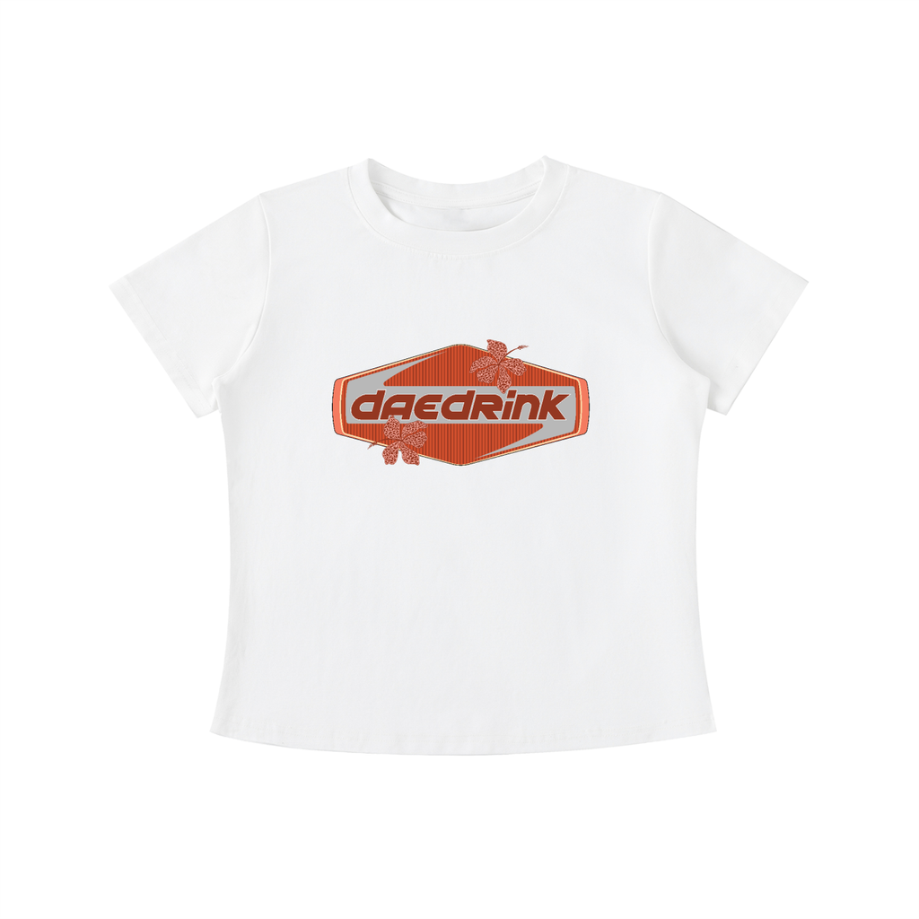 ISLAND TIME FITTED TEE in ORANGE