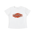ISLAND TIME FITTED TEE in ORANGE